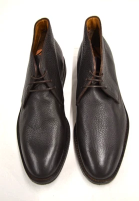 NUEVO SIN CAJA KITON Hombres Zapatos al Tobillo Cuero Marrón SIN TALLA Foto 1 de 4