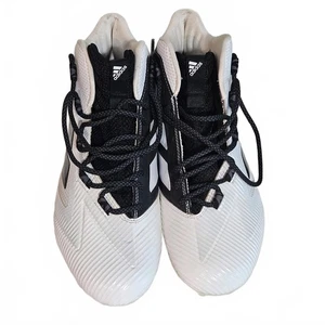Adidas Men's Freak Football Cleats White Black Size 13.5 Comfortable Durable - Picture 1 of 10