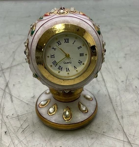 Unbranded Small Decorative Marble Desk Clock - Picture 1 of 5