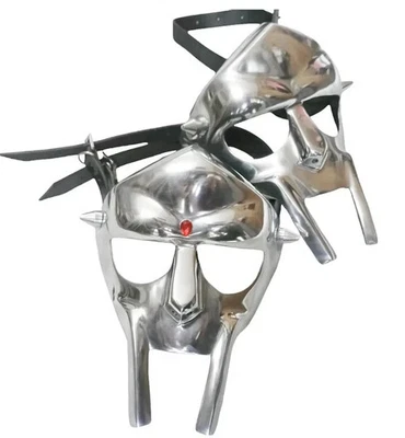 MF DOOM Mask Mirror Finish Anti-Rust Gladiator Cosplay Face Mask Gift for Him - Image 1 of 4