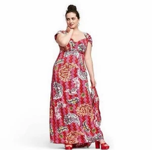Zack Posen NWT Women’s Plus Size 22W Safety Pin Dress for target maxi sweetheart - Picture 1 of 8