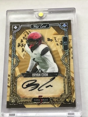 2022 Wild Card 5 Card Draw Bryan Cook 1/1 !!! LQQK !!!  - Image 1 of 3