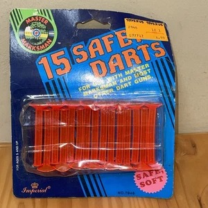 Vintage 90s 1992 Imperial Toy Soft Darts Of 15 Master Marksman New NIP - Bild 1 von 5