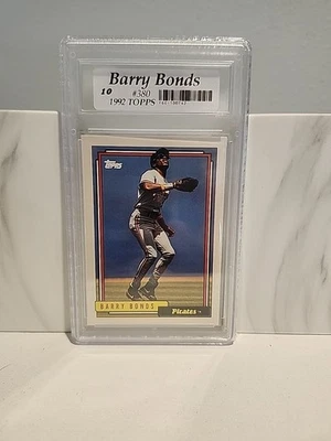 💎 💎 1992 Topps - Barry Bonds #380 💎 GRADUADO FGC10 COMO NUEVO 💎 💎  Foto 1 de 2