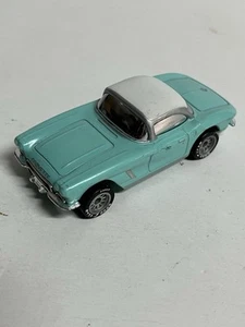 Matchbox 1962 Chevrolet Corvette Coupe World Class Cyan Color 1:58 Scale - Picture 1 of 8