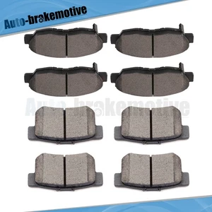 8X KIT PASTILLAS CERÁMICAS FRENO BAJO POLVO DELANTERAS Y TRASERAS PARA HONDA CIVIC EX-LX 2012 - Imagen 1 de 12