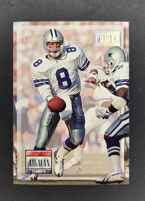 Troy Aikman 1993 Pro Set Power #8 Dallas Cowboys - Image 1 of 2