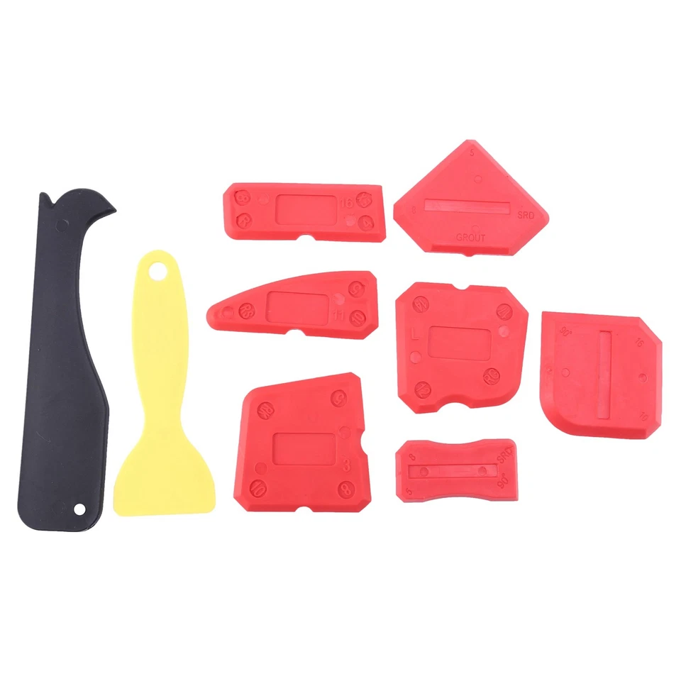 9 Pieces Silicone Sealant Finishing Tools Smoothing Caulking Tool Kit for4726 - Image 1 of 4