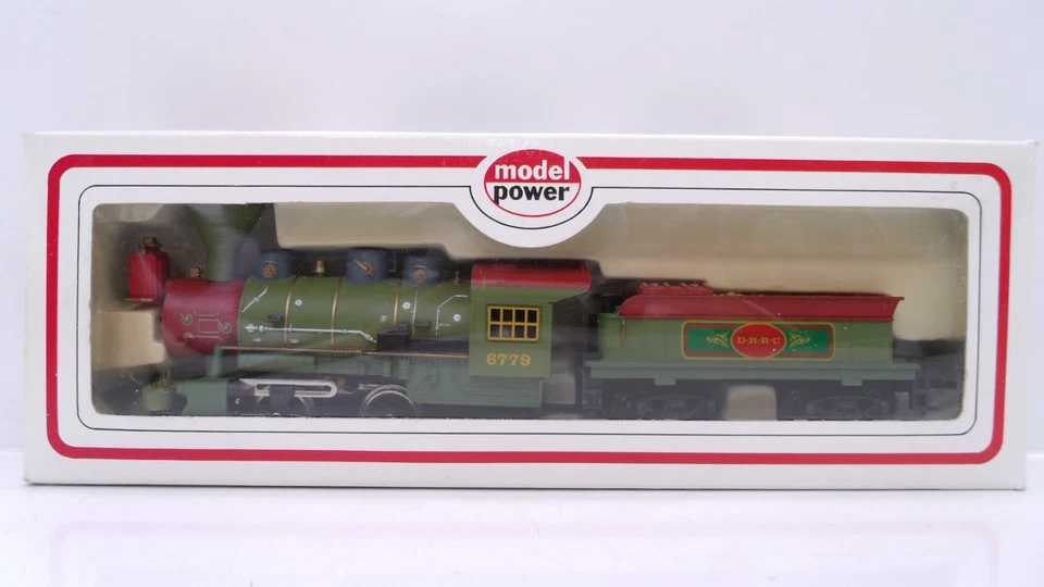 Model Power HO Fat Boy DRRC 0-4-0 Lighted Steam Locomotive & Tender 6779 NEW? - Image 1 of 4