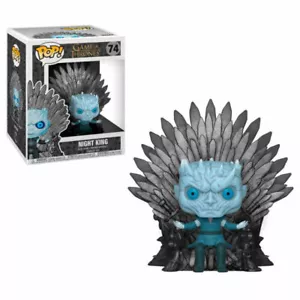 Game Of Thrones Noche Rey Sentado Encendido Hierro Trono 9.5cm Pop Vinyl Figura - Imagen 1 de 3