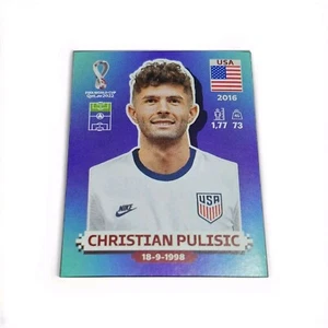 PANINI CHRISTIAN PULISIC ESTADOS UNIDOS #18 SELLO PEGATINA COPA MUNDIAL 2022 FIFA - Imagen 1 de 2