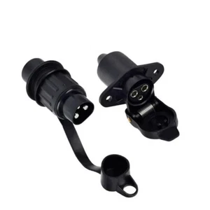 3-Pin 12V Trailer Socket Plug for Tractor RV Caravan Truck Boat Waterproof 1set - Picture 1 of 8