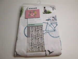 New Excell Fabric Shower Curtain 70X72 PARIS SO FRANCY New