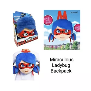 Miraculous Ladybug Plush Backpack 12" - Novelty Gift For Kids - New - Free P&P - Picture 1 of 1