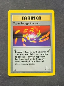 Pokemon Super Energy Removal 108/130 - Base Set 2 Rare Non Holo - Near Mint - Bild 1 von 2