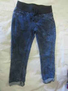 So - Pull On Blue Jeans - Tie Waistband - Girl's Size 8 - Picture 1 of 4