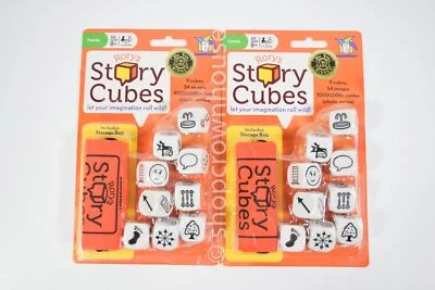 2 Rory's STORY CUBES Dice Game Let Your Imagination Roll Wild! 8+ TAPED PACKAGE - Image 1 of 3