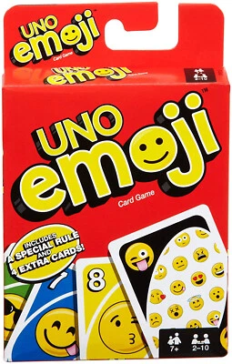 Mattel UNO Emoji Card Game Brand new sealed package Mattel Games Original - Image 1 of 4
