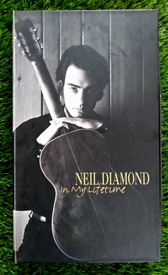 VINTAGE NEIL DIAMOND 3 CASSETTE BOX SET W/BOOKLET NEIL DIAMOND IN MY LIFETIME - Image 1 of 4