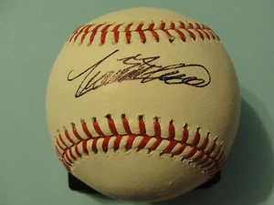Juan Cruz Autographed Rawlings MLB OML Baseball Diamondbacks Authentic w/ Case - Foto 1 di 4