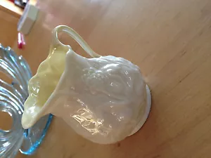 Creamer in Lotus by Belleek Pottery (Ireland) green mark - Picture 1 of 5