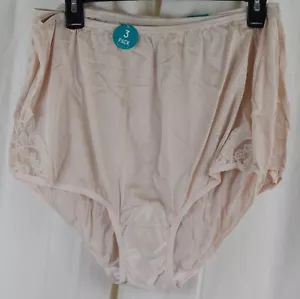3 PACK Vanity Fair Women's Full Coverage High Waisted Underwear Size XL - Picture 1 of 3