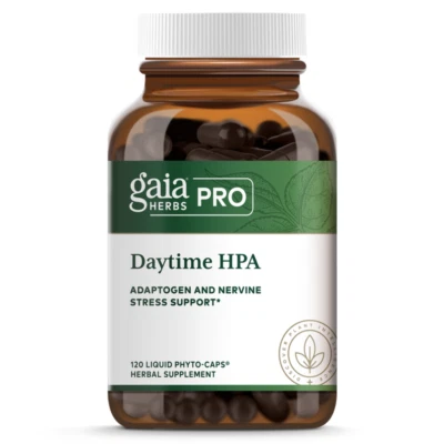 Gaia Herbs Daytime HPA 120 Cápsulas Apoyo al Estrés y Fórmula Energética Foto 1 de 4