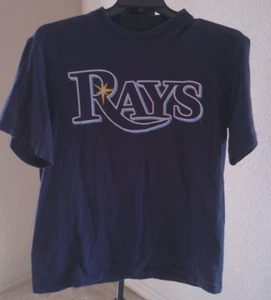 TAMPA BAY RAYS BLUE EVAN LONGORIA TEE SIZE LARGE - Picture 1 of 5