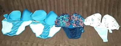 Juego de cuatro sujetadores y bragas para mujer 42C Foto 1 de 4