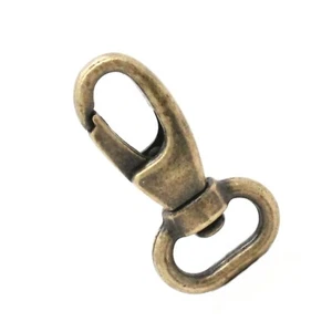 Leash Clip Spring Action Lobster Claw Antique Brass 1/2" 1169-09 - Picture 1 of 1