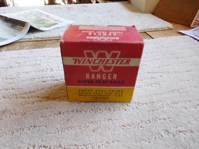 Winchester Ranger 12 ga. Shotgun Shell Box, empty,  - Image 1 of 2