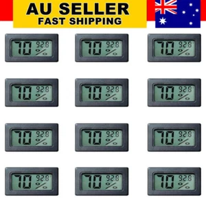 12x Mini Digital Electronic Temperature Humidity Meters Gauge Indoor Thermometer - Picture 1 of 7