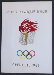 Encart Philatélique Jeux Olympiques d'Hiver sur soie - Picture 1 of 3