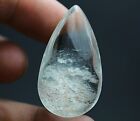 75.6ct Rare Clear Ghost Crystal Quartz Pendant Polished