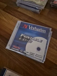 VERBATIM CD-R PRINTABLE - 700MB / 80 mn -Neuf New Neu Nuovo - Afbeelding 1 van 2