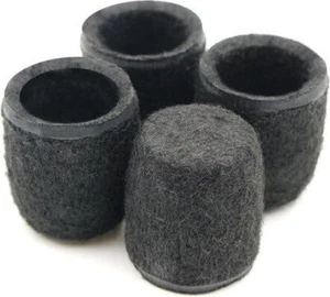 Design61 4x Patins en Feutre Gleitkappen Filzkappen pour Rundrohrstühle Ø 22 MM - Foto 1 di 5