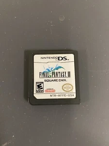 Final Fantasy III 3 (Nintendo DS, 2006) RPG Authentic Cartridge Cart Only Tested - Picture 1 of 2