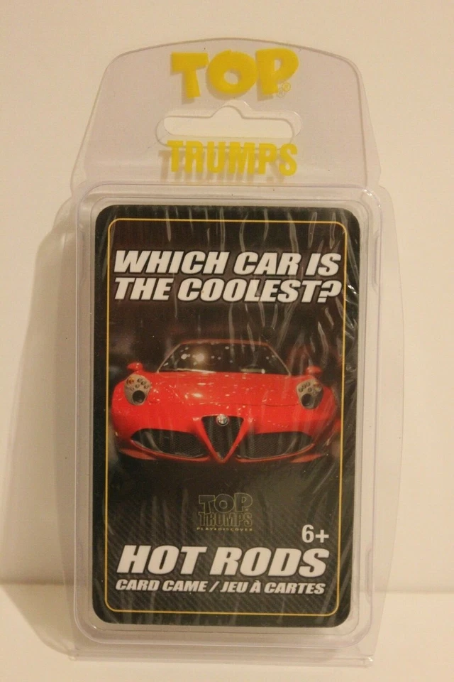 2019 Top TRUMPS Hot Rods Card Game by Winning Moves International