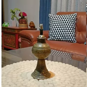 Antique Himalayan Kerosene Oil lamp Tuki from Nepal Collective Art, T17 - Picture 1 of 3