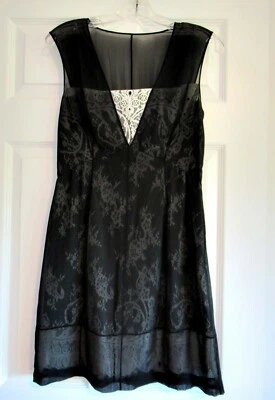 Robert Rodriguez black silk dress - Women's 6 six - New with tags - Image 1 of 3
