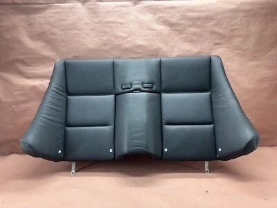 Respaldo asiento trasero completo BMW E46 330CI AÑO 2006 cuero negro OEM 118 k millas Foto 1 de 4