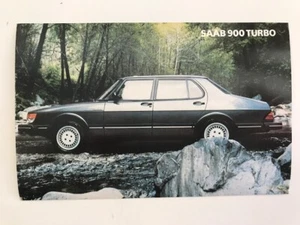 Vintage Saab Turbo postcard 83-84 - Picture 1 of 2