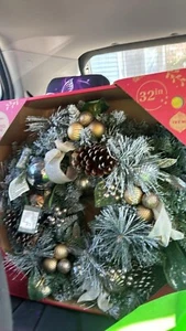 christmas wreaths for front door - Picture 1 of 4