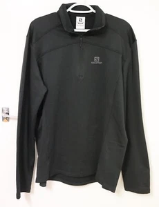 Mens Salomon Black Long Sleeve Top T-Shirt - Size XL - Picture 1 of 7