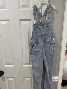 H&M Little Girl Denim Overalls. Size 6X - Picture 1 of 3