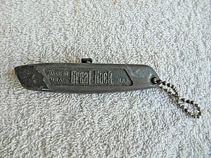 VINTAGE GROSSHALS MINI RASIERMESSER SCHLÜSSELANHÄNGER MK3 HERGESTELLT IN USA - Bild 1 von 8