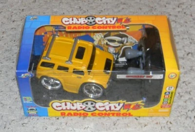 Chub City - RC Radio Control Car / Hummer H2 - gelb von Jada Toys - 83011 - Bild 1 von 4
