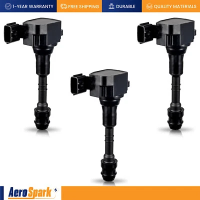 3 bobinas de encendido para Nissan Frontier Xterra Pathfinder 4,0 L compatible con UF349 Foto 1 de 4