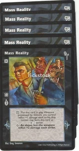 Mass Reality x5 AH FN Lote B VTES Jyhad - Imagen 1 de 1