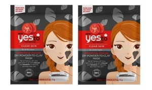Yes To Tomatoes Detoxifying Charcoal DIY Powder to Clay Mask 1 Ct (2 Pack) - Picture 1 of 1
